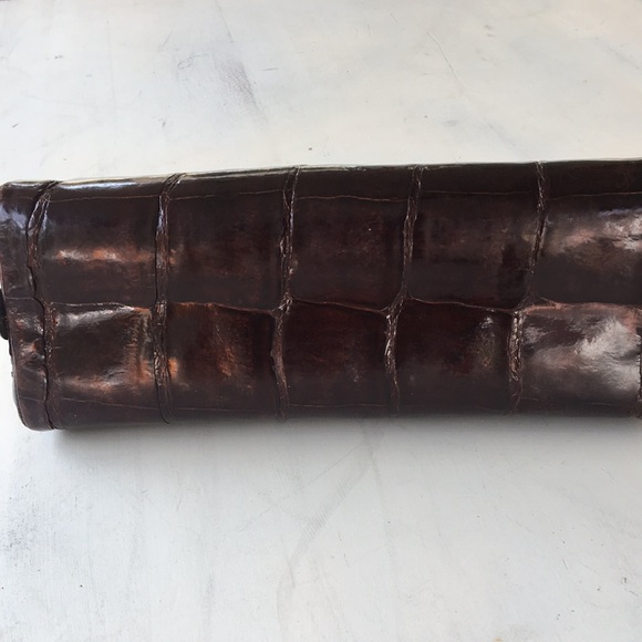 ★HP★ Vintage Crocodile Leather 1950’s Handbag - Picture 2 of 7